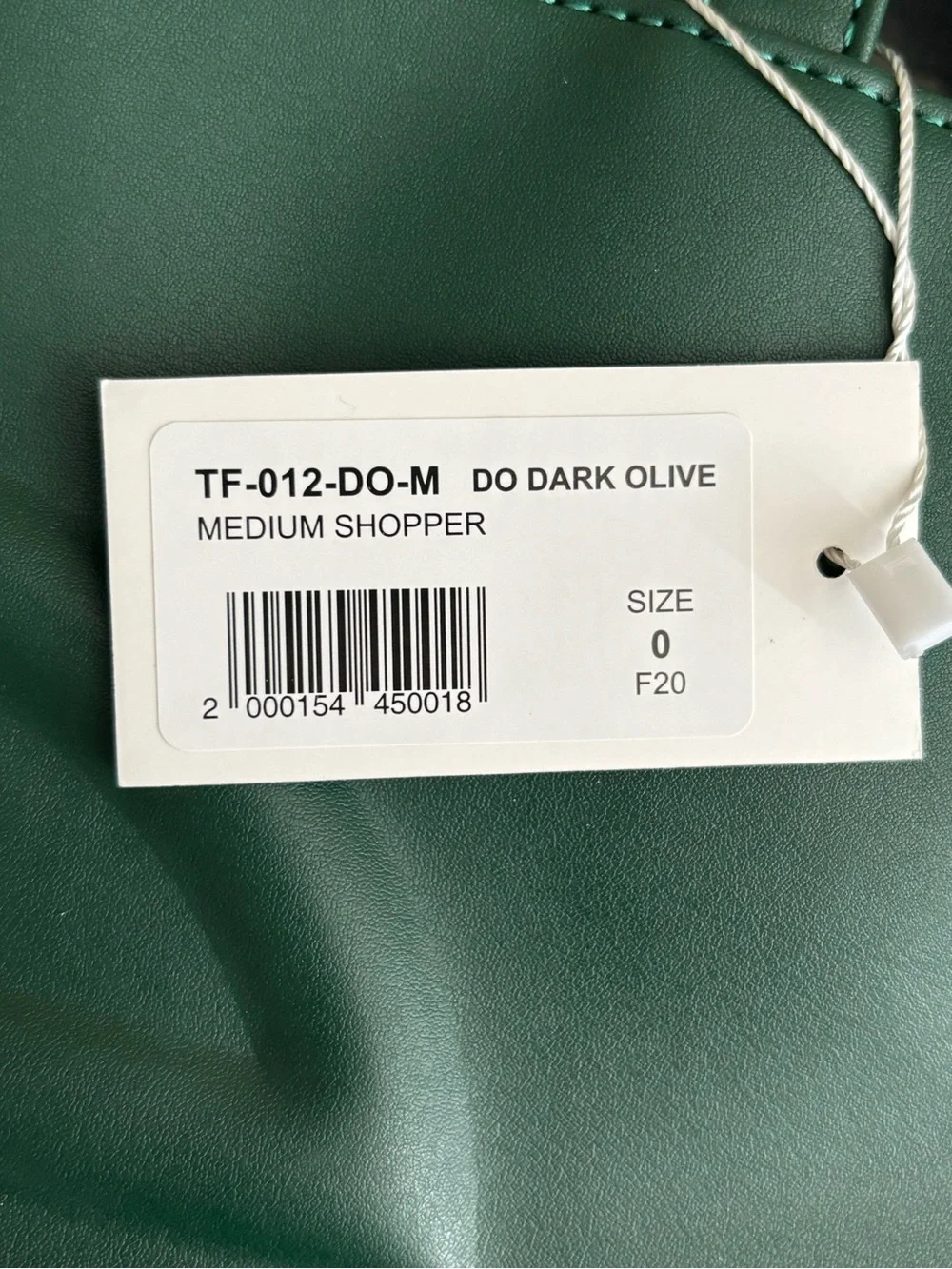 BNWT Telfar  dark olive medium Shopping Tote